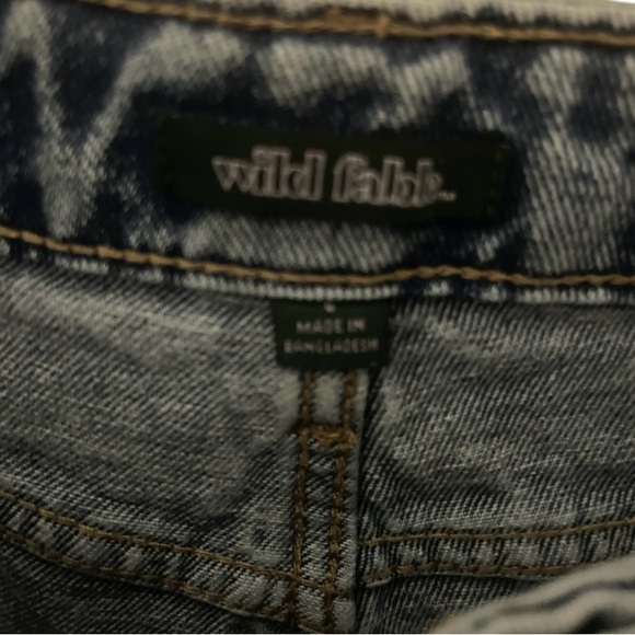 Denim Blue Distressed Women's Shorts - Picture 2 of 5